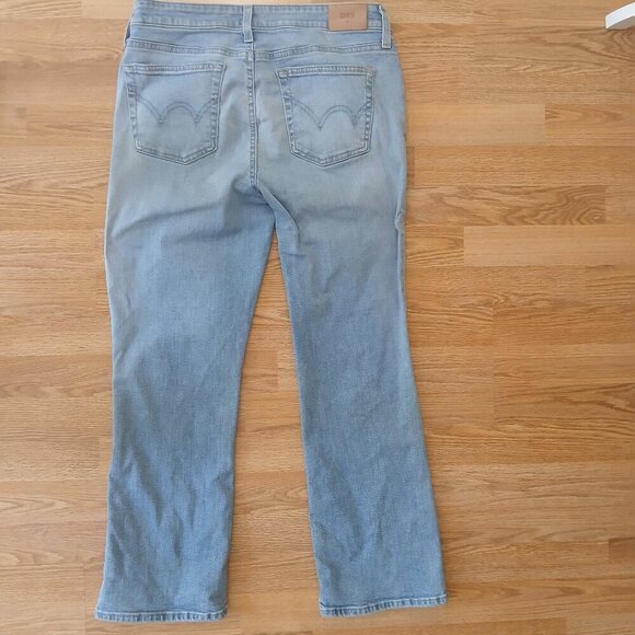 Edwin Light Blue Cropped Jeans - Picture 7 of 7